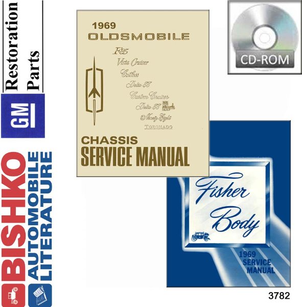 1969 Oldsmobile ALL MODELS FISHER BODY Factory Shop Service Manual