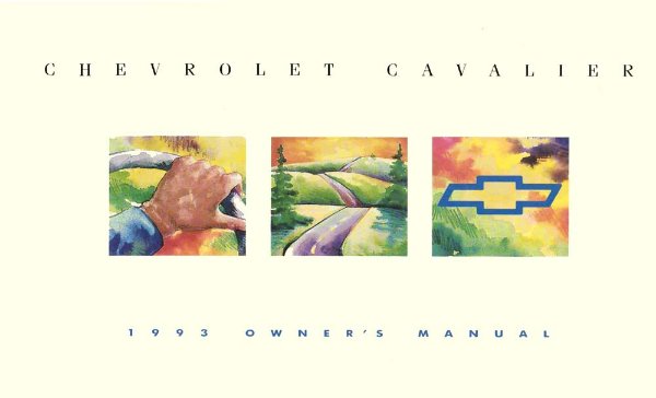1993 Chevrolet Cavalier Owner's Manual