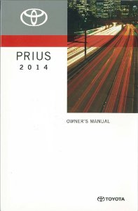 2014 Toyota Prius Owner's Manual