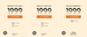 1999 Chevrolet Cavalier, Sunfire Factory Shop Service Manual
