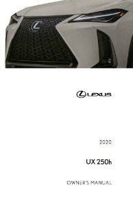2020 Lexus UX 250h Owner's Manual