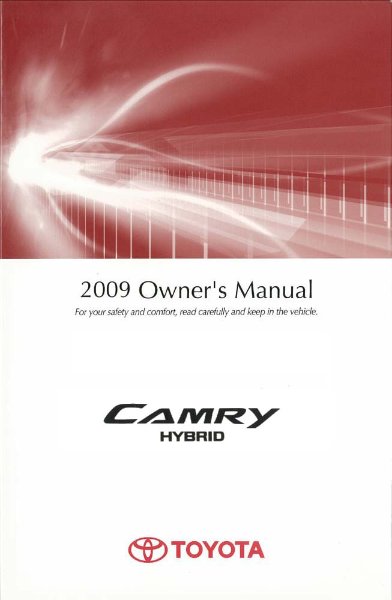 2009 Toyota CAMRY HYBRID Owner's Manual