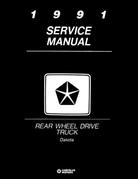 1991 Dodge Truck Dakota Factory Shop Service Manual