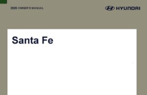 2020 Hyundai Santa Fe Owner's Manual