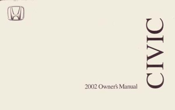 2002 Honda Civic Sedan Owner's Manual