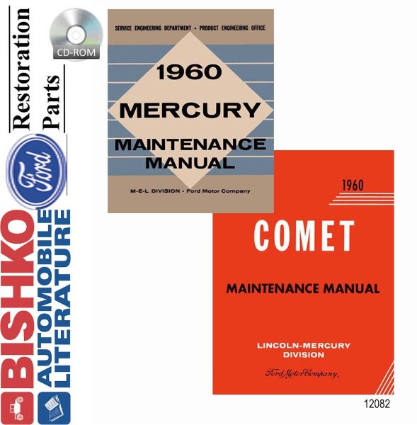 1960 Mercury Mercury Comet Shop Service Repair Manual PDF