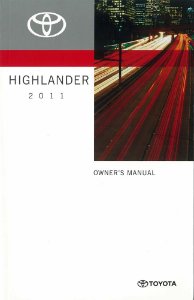 2011 Toyota HIGHLANDER Owner's Manual