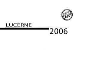 2006 Buick Lucerne Owner's Manual