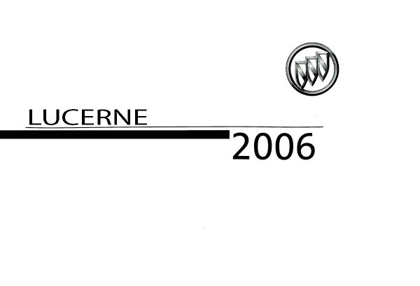 2006 Buick Lucerne Owner's Manual