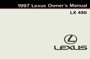 1997 Lexus LX450 Owner's Manual