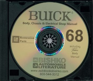 1968 Buick ALL MODELS FISHER BODY Factory Shop Service Manual