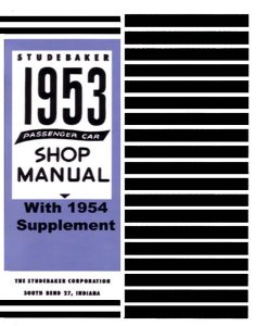 1953–1954 Studebaker All Models Factory Shop Service Manual