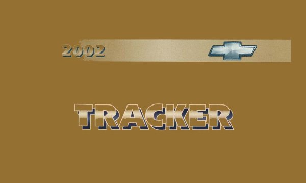 2002 Chevrolet Tracker Owner's Manual