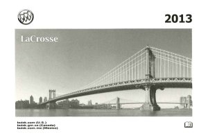 2013 Buick LaCrosse Owner's Manual