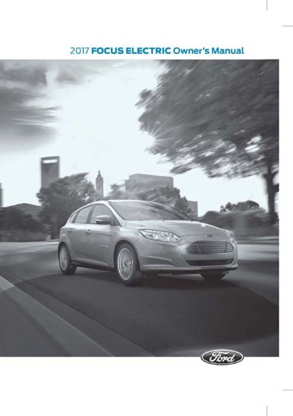 2017 Ford Focus Electric Owner's Manual