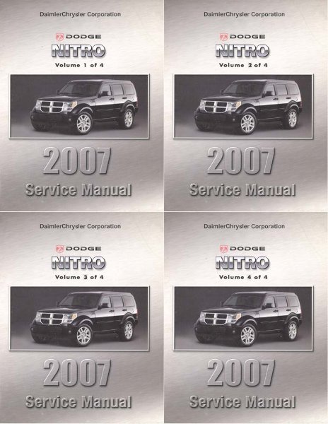 2007 Dodge Truck Nitro Factory Shop Service Manual