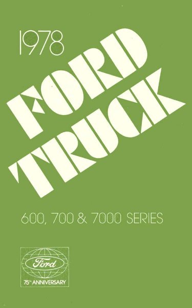 1978 Ford Medium Duty Truck Owner's Manual