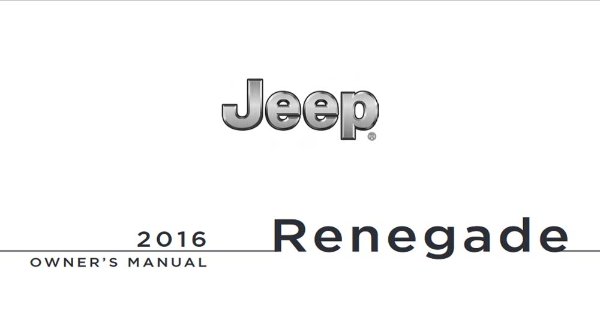 2016 Jeep Renegade Owner's Manual