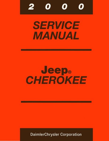2000 Jeep Cherokee Factory Shop Service Manual
