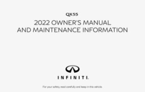 2022 Infiniti QX55 Owner's Manual