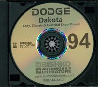 1994 DODGE DAKOTA Body, Chassis & Electrical Service Manual sample image