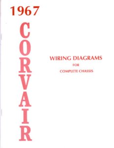 1967 Chevrolet Corvair Wiring Diagrams Manual