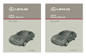 2002 Lexus ES 300 Factory Shop Service Manual