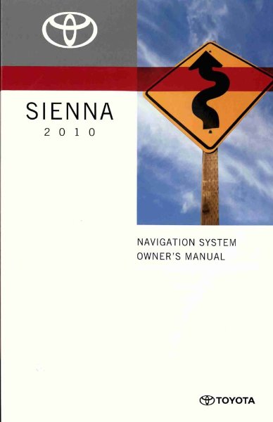 2010 Toyota Sienna Owner's Manual
