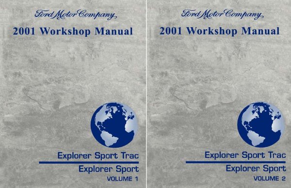 2001 Ford Truck Explorer Sport, Explorer Sport Trac Factory Shop Service Manual