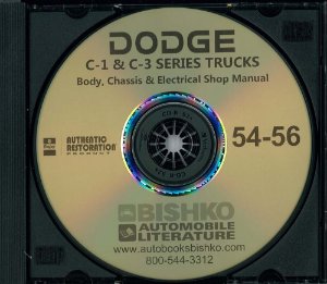 1954–1956 Dodge Truck C-1 C-3 SERIES Factory Shop Service Manual