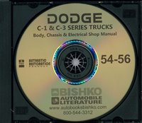 1954-56 DODGE TRUCK Body, Chassis & Electrical Service Manual