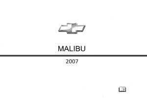 2007 Chevrolet Malibu Owner's Manual