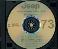 1973 JEEP Body, Chassis & Electrical Service Manual sample image