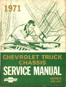 1971 Chevrolet C40, C50, C60 Medium Duty Truck Factory Shop Service Manual