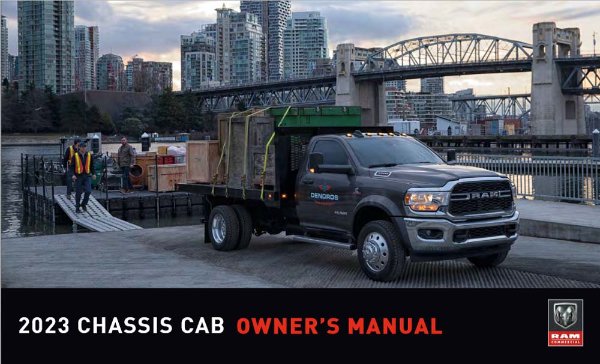 2023 Dodge Ram Chassis Cab Owner's Manual