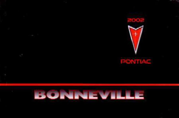 2002 Pontiac Bonneville Owner's Manual