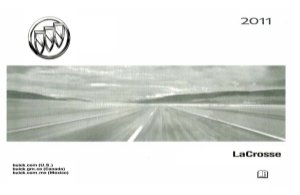 2011 Buick LaCrosse Owner's Manual