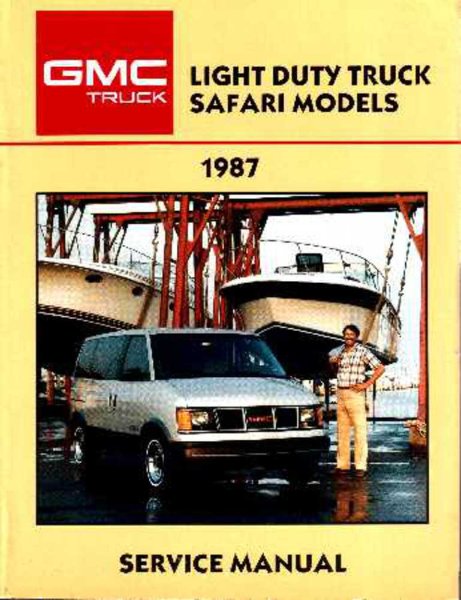 1987 GMC Safari Van Shop Service Repair Manual