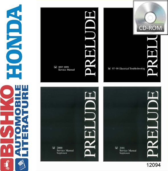1997–2001 Honda Prelude Factory Shop Service Manual