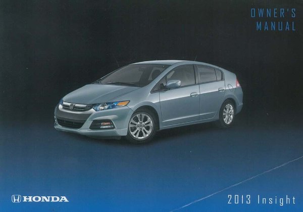 2013 Honda Insight Owner's Manual