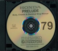 1979 HONDA PRELUDE Body, Chassis & Electrical Service Manual sample image