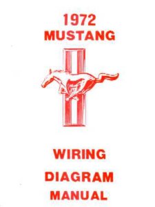 1972 Ford Mustang Wiring Diagrams Manual