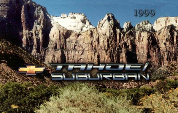 1999 Chevrolet Tahoe, Suburban Owner's Manual