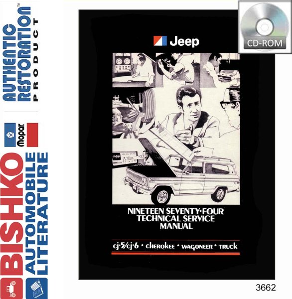 1974 Jeep All Models Factory Shop Service Manual