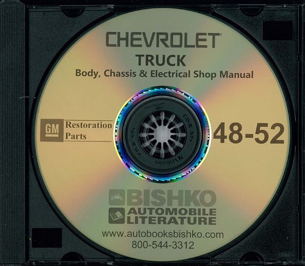 1948–1953 Chevrolet Truck All Models Factory Shop Service Manual