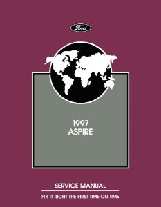 1997 Ford Aspire Factory Shop Service Manual