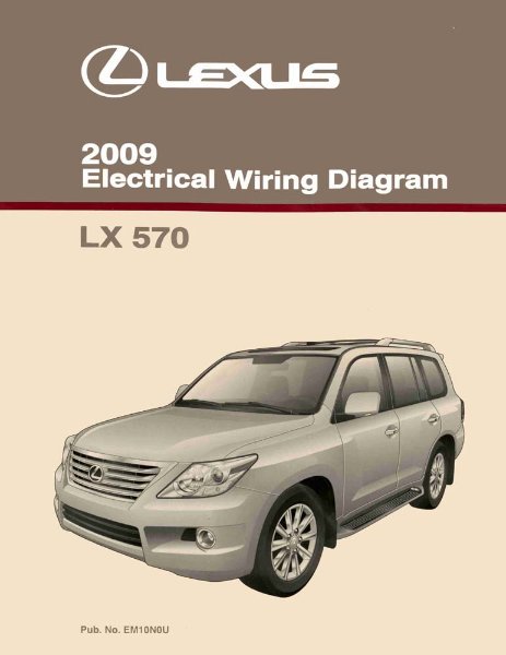 2009 Lexus LX 570 Wiring Diagrams Manual