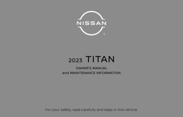 2023 Nissan Titan Owner's Manual