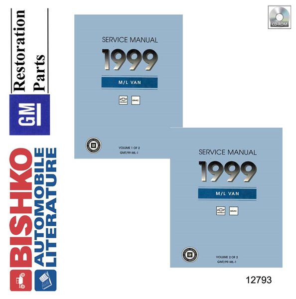 1999 Chevrolet Truck Astro, Safari Factory Shop Service Manual