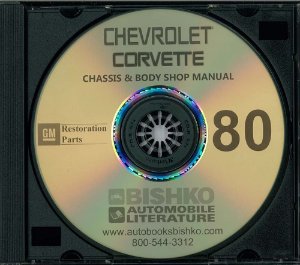 1980 Chevrolet Corvette Factory Shop Service Manual
